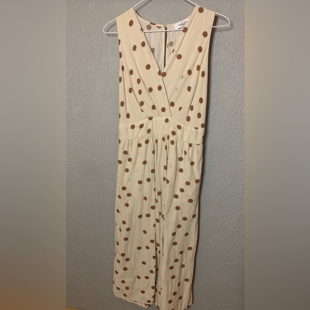 Lined jumpsuit, linen feel Women’s Small